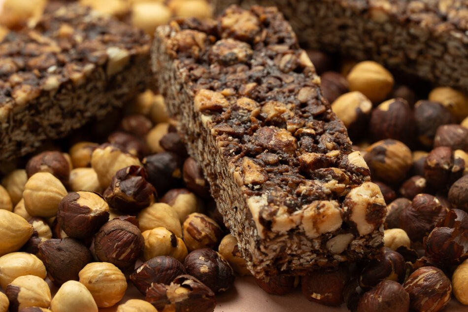 Μπάρα gianduja με βρώμη χωρίς ζάχαρη